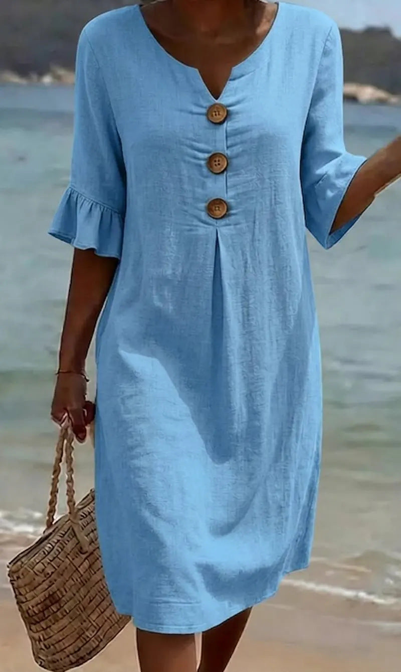 Robe avec motif floral