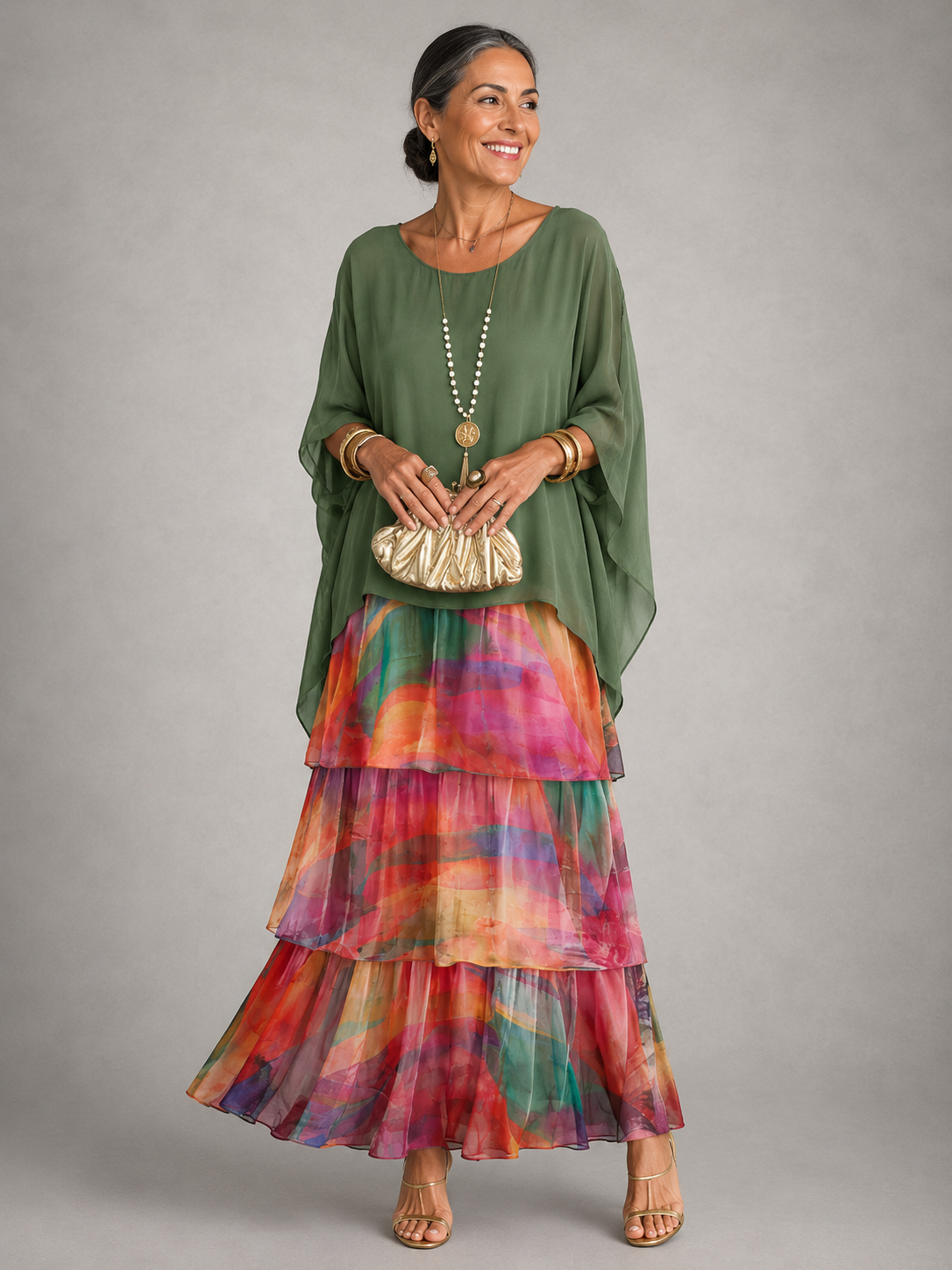 Elsa | Robe Maxi Élégante et Fluide