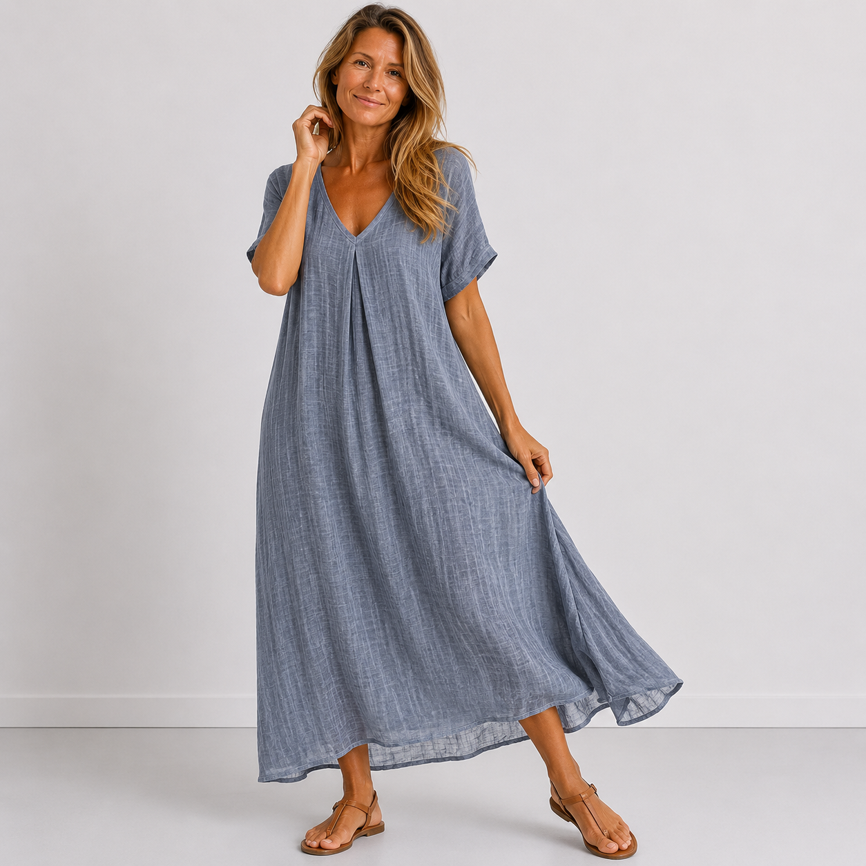 Alice - Robe longue fluide