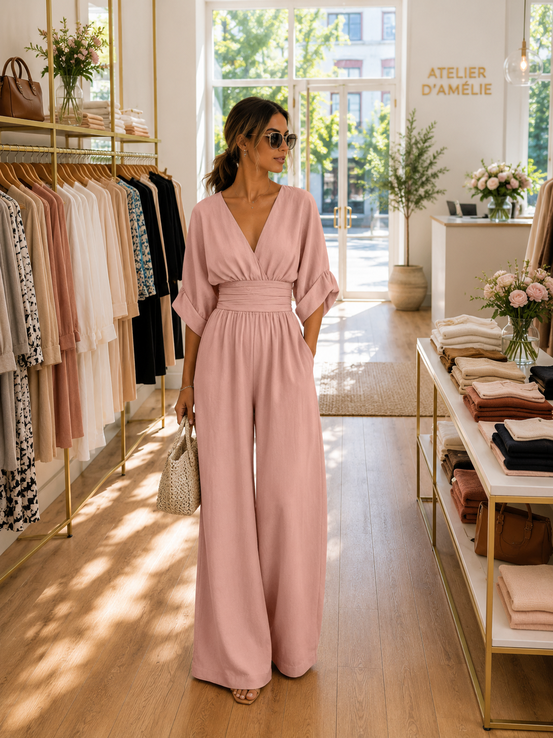 Combinaison V-Neck Essentielle Adele
