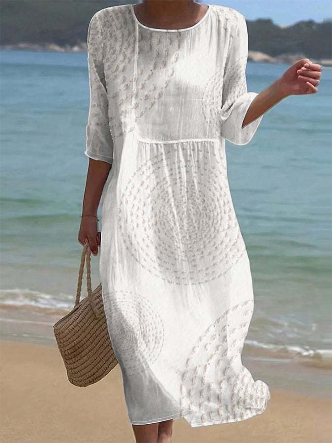 Robe à motifs floraux