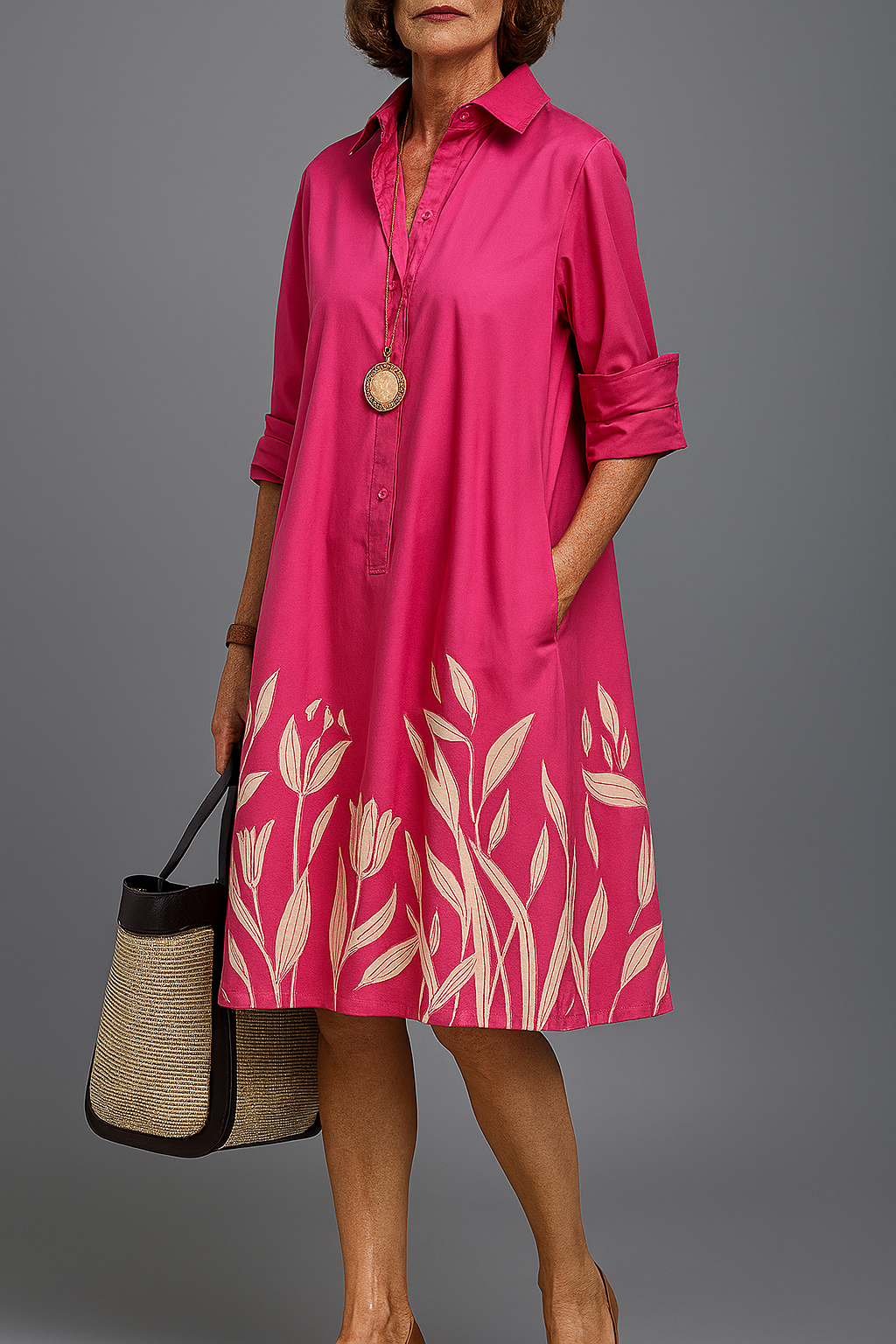 Charlotte | Robe midi élégante et raffinée