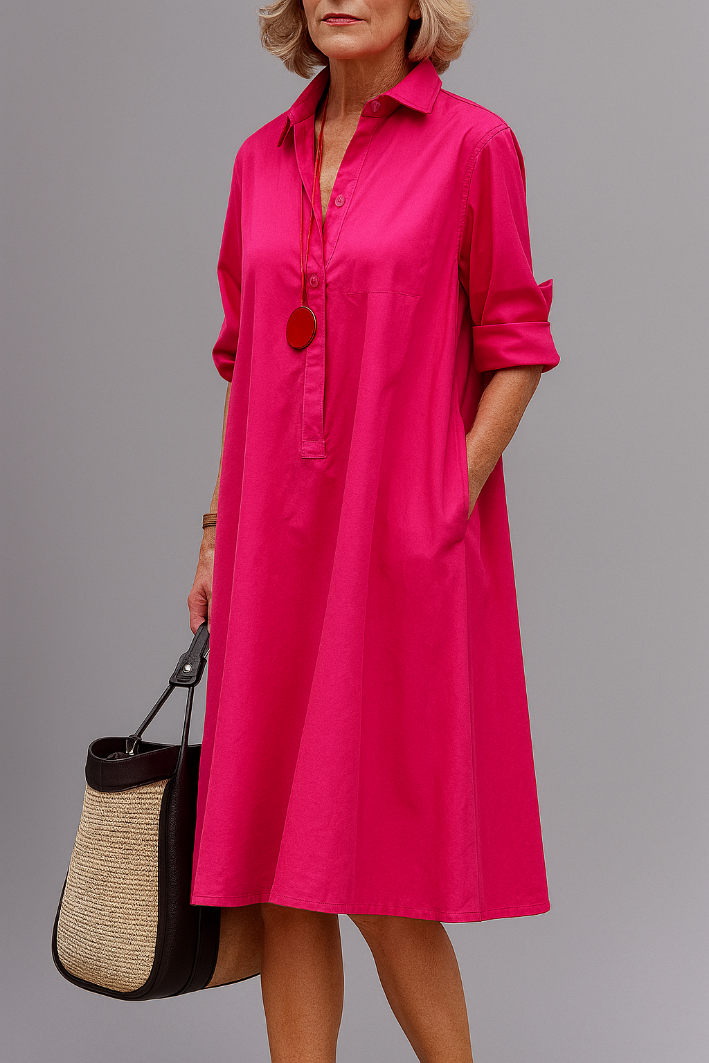 Élise | Robe midi élégante et raffinée