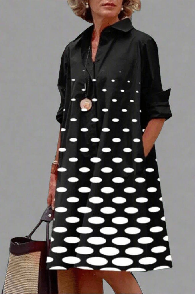 Léa | Robe midi élégante et raffinée