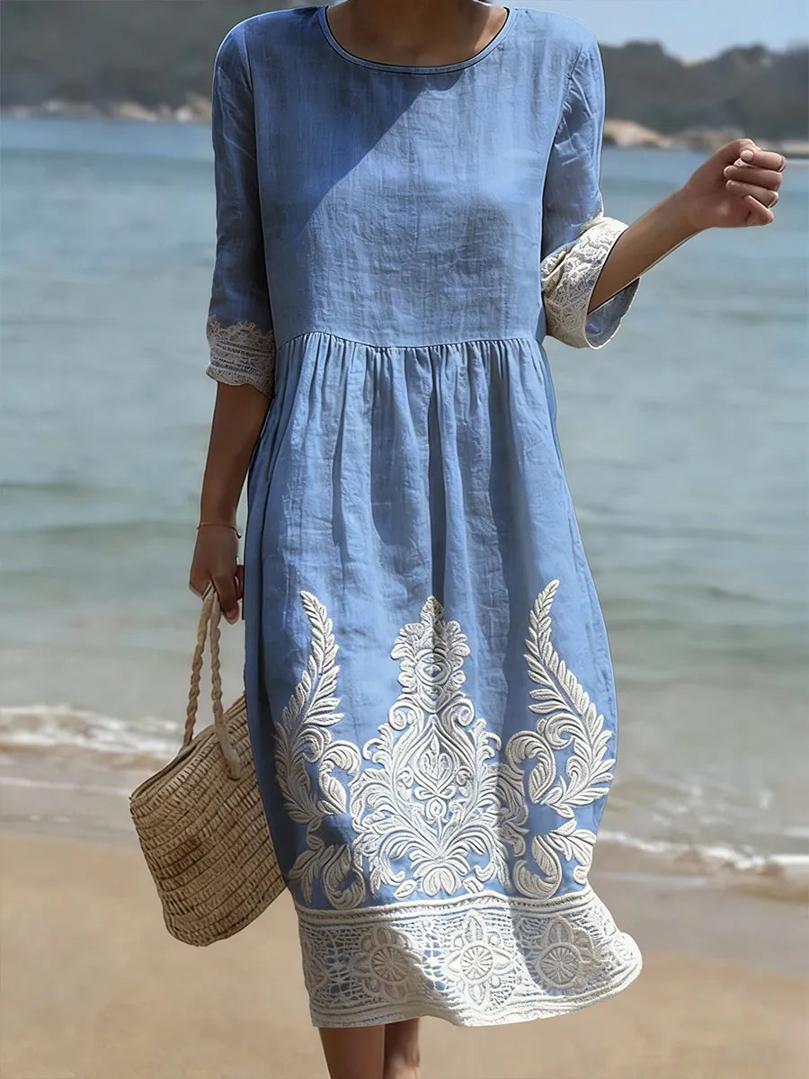 Robe à motifs floraux