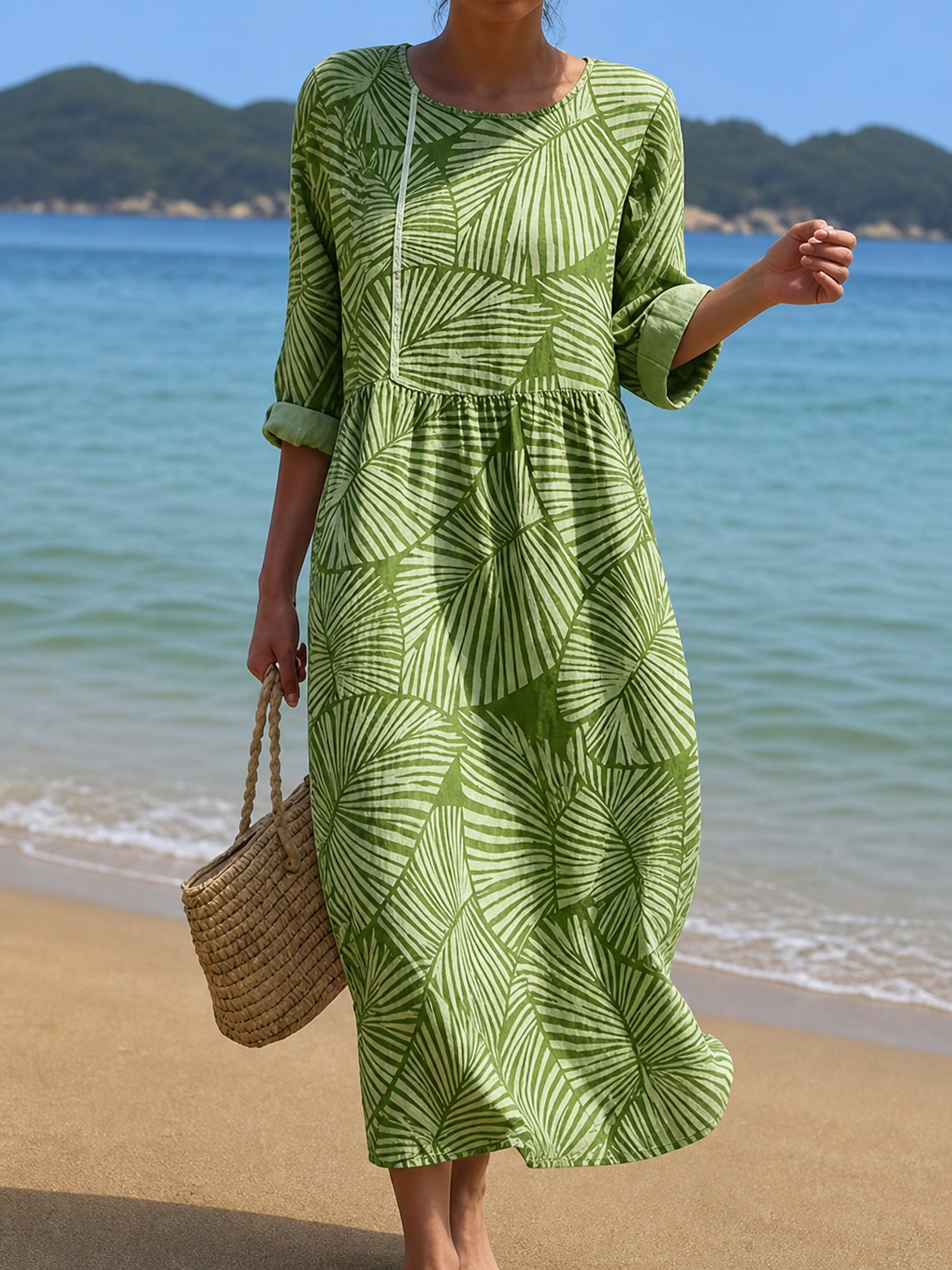 Robe à motifs floraux