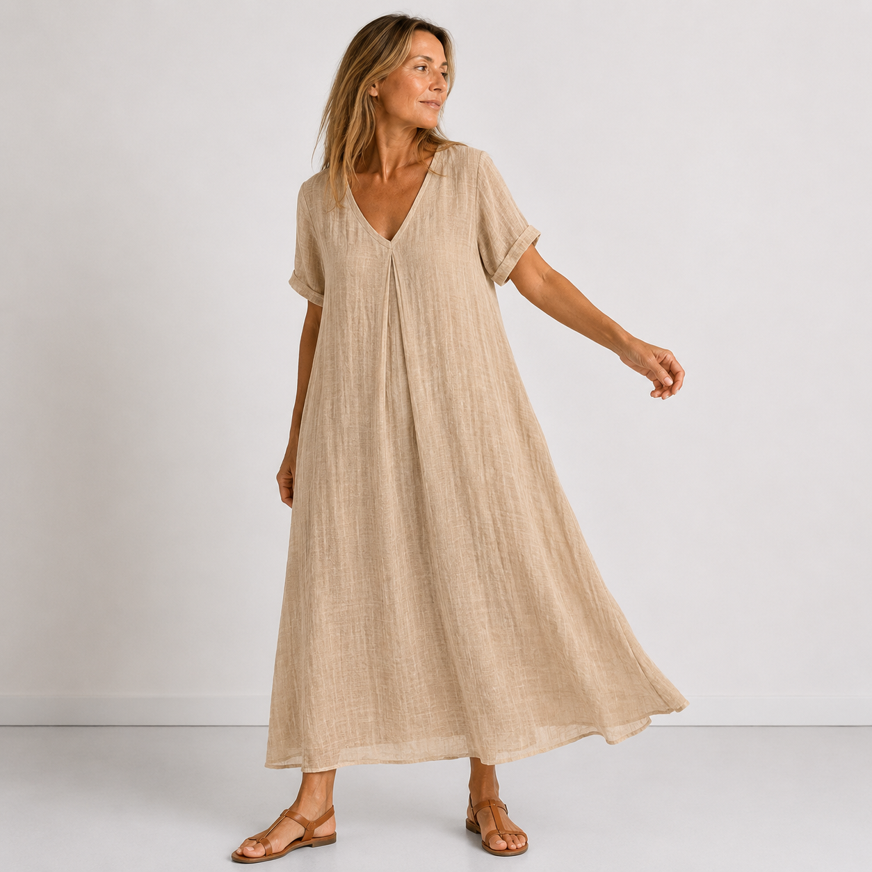 Alice - Robe longue fluide