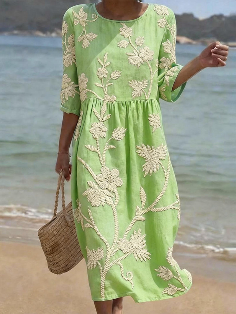 Robe à motifs floraux