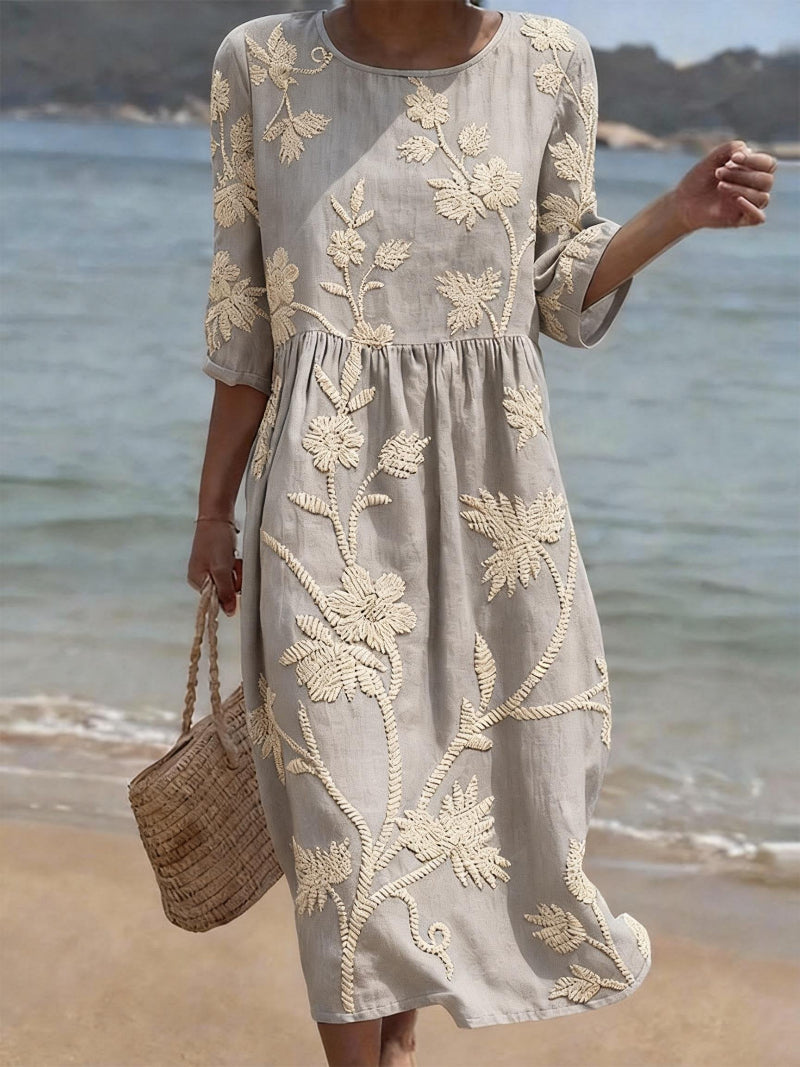Robe à motifs floraux