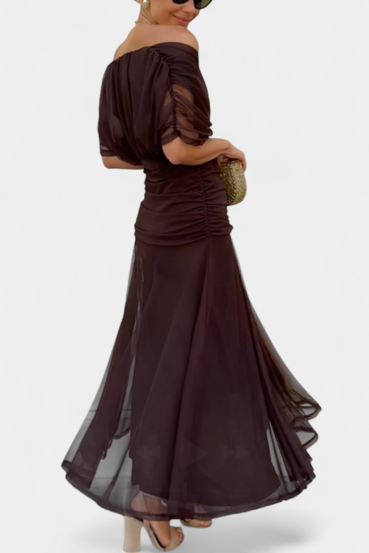 Elena | Robe Longue Florale avec Décolleté en V