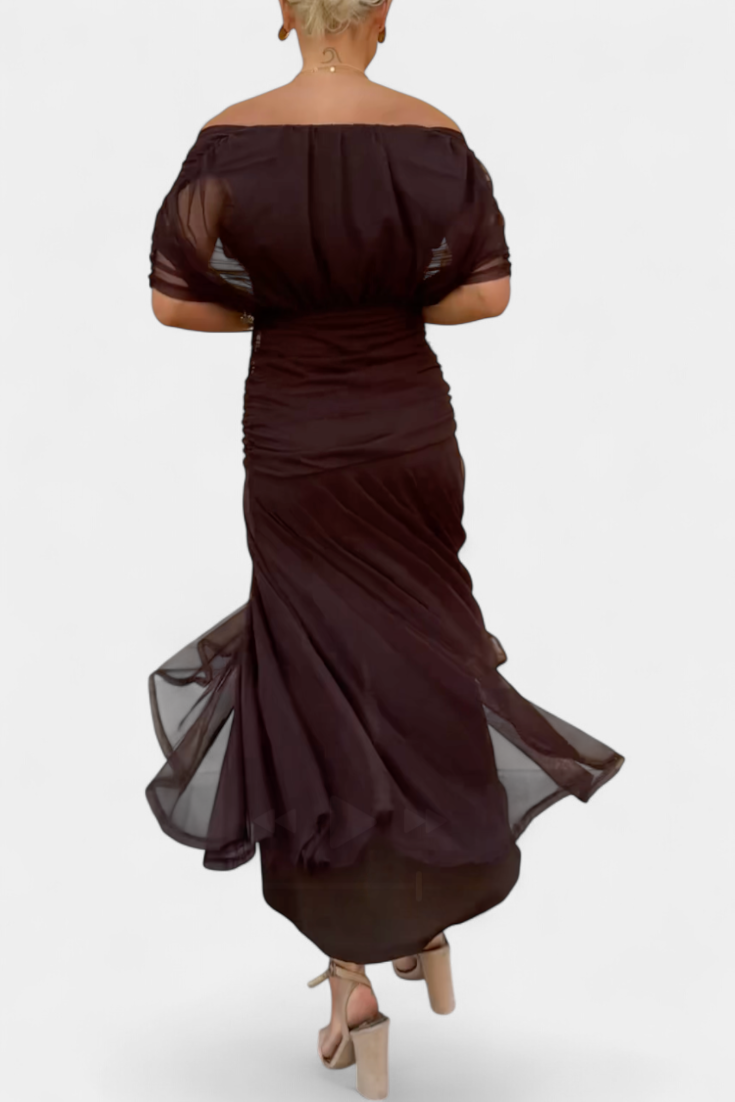 Elena | Robe Longue Florale avec Décolleté en V