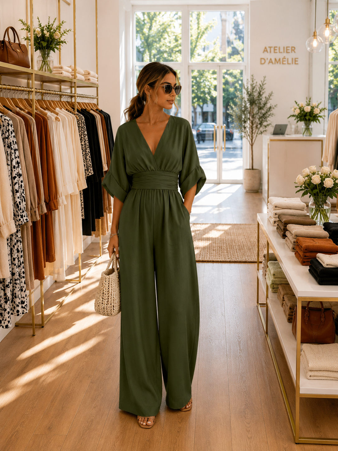 Combinaison V-Neck Essentielle Adele