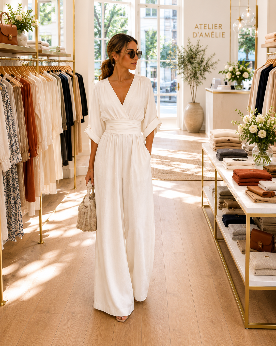 Combinaison V-Neck Essentielle Adele