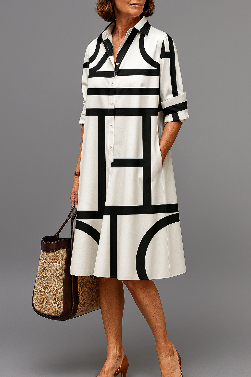 Alice | Robe midi élégante et raffinée