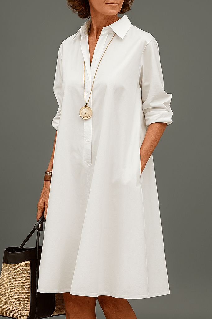 Louise | Robe midi élégante et raffinée