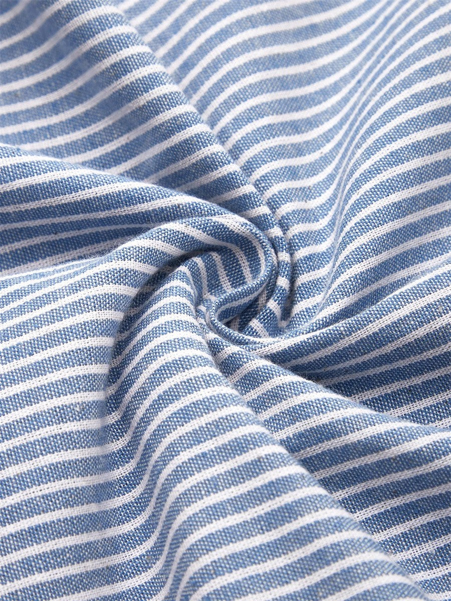 Sylvie | Robe midi rayée