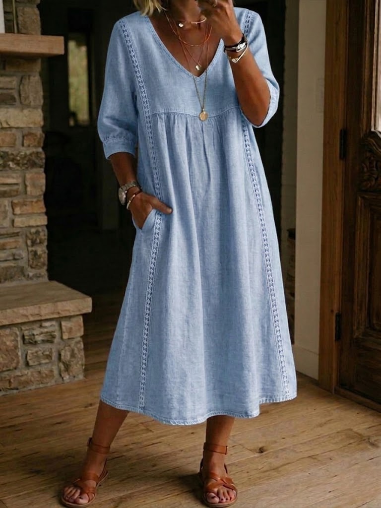 Roxane | Robe maxi décontractée et confortable